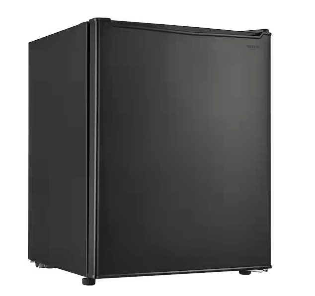 Vissani 2.6 Cu. Ft. Mini Refrigerator in Black, ENERGY STAR HVAR26GBE - Scratch & Dent (Minor)