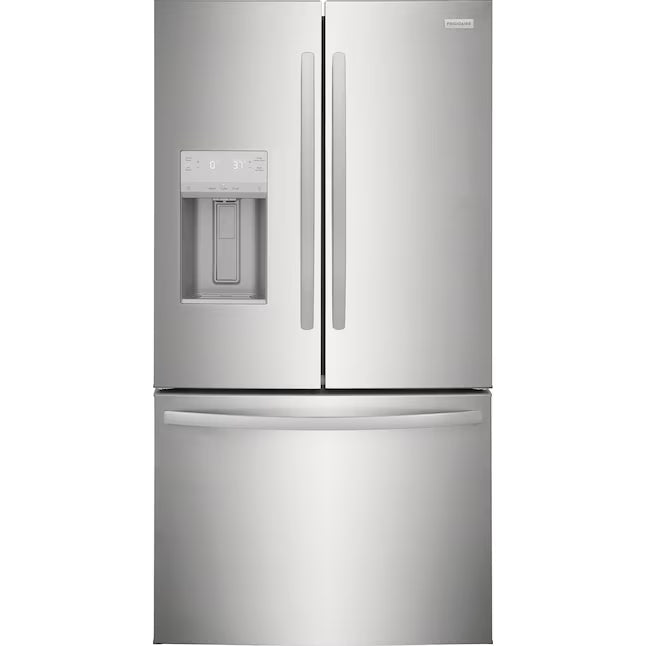 Frigidaire 27.8 cu. ft. 3 Door French Door Refrigerator with Exterior Water and Ice Dispenser 22136SD341 - FRFS2823AS - Scratch & Dent (Moderate)