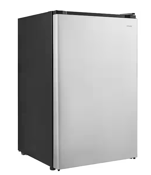 Vissani 4.3 cu. ft. Mini Refrigerator in Stainless Steel, ENERGY STAR 251310SD876 - HVAR43GSE - Scratch & Dent (Major)