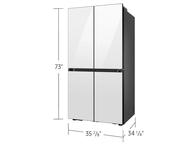 Samsung Bespoke 4-Door Flex™ Refrigerator (29 cu. ft.) with Beverage Center™ 22SD027 - RF29DB9600AP - Scratch & Dent (Minor)
