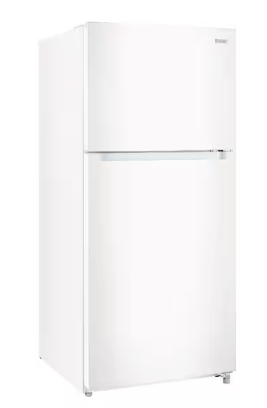 Vissani 18.1 cu. ft. Top Freezer Refrigerator with Adjustable Glass Shelving in White, Garage Ready 251310SD901 - MDTF18WHR5 - Scratch & Dent (Moderate)