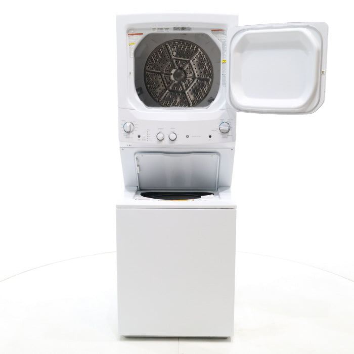 Pictures of GE 3.8 cu. ft. Laundry Center Washer and 5.9 cu. ft. Electric Dryer with Electro-Mechanical Rotary Dial Controls - Certified Refurbished - Neu Appliance Outlet - Discount Appliance Outlet in Austin, Tx