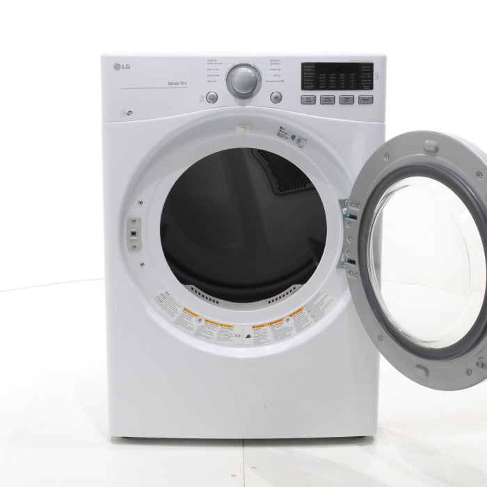 Pictures of ENERGY STAR LG 7.4 cu. ft. Electric Vented Dryer with Sensor Dry and SmartThinQ Technology - Scratch & Dent - Minor - Neu Appliance Outlet - Discount Appliance Outlet in Austin, Tx