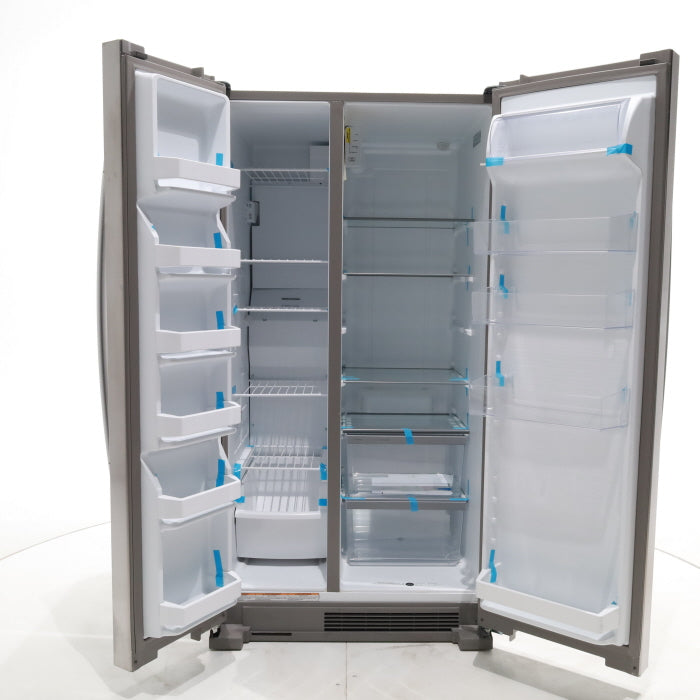 Pictures of Monochromatic Stainless Steel Whirlpool 25 cu. ft. Side by Side Refrigerator with Electronic Temperature Controls - Scratch & Dent - Moderate - Neu Appliance Outlet - Discount Appliance Outlet in Austin, Tx