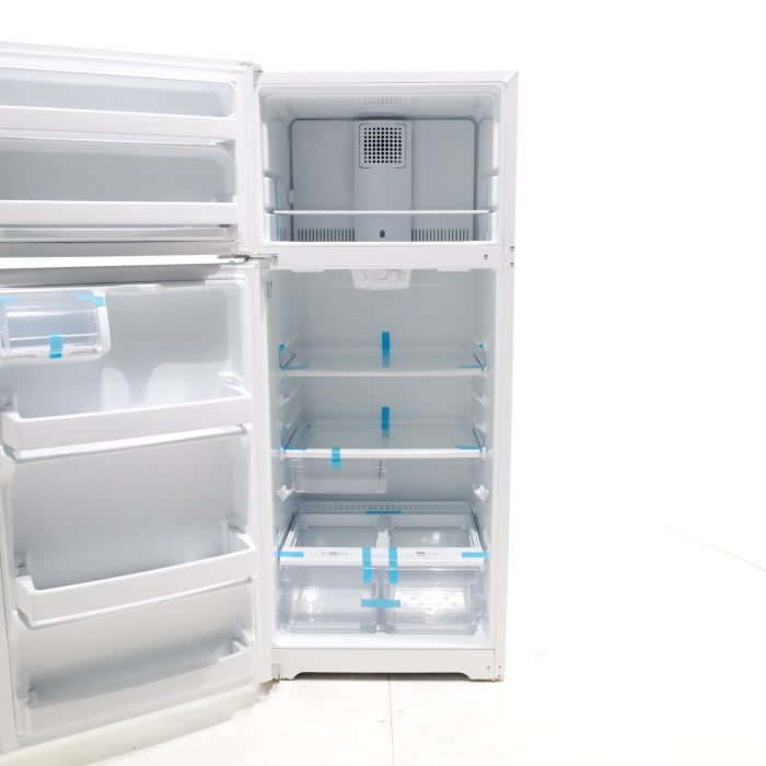 Pictures of White GE 17.5 cu. ft. Top Freezer Refrigerator with Upfront Temperature Controls - Certified Refurbished - Neu Appliance Outlet - Discount Appliance Outlet in Austin, Tx