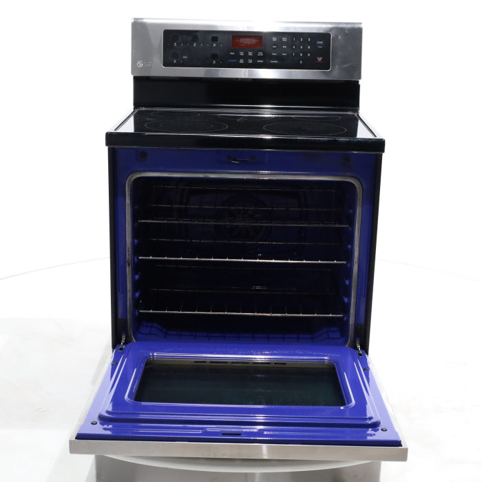 Pictures of LG Stainless Steel 6.3 cu. ft. Electric Single Oven Range with True Convection and EasyClean -Certified Refurbished - Neu Appliance Outlet - Discount Appliance Outlet in Austin, Tx