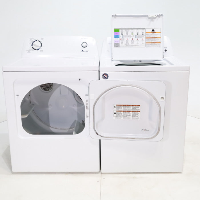 Pictures of Amana 3.5 cu. ft. Top-Load Washer with Deep Water Wash Option and 6.5 cu. ft. Electric Dryer with Automatic Cycles - Certified Refurbished - Neu Appliance Outlet - Discount Appliance Outlet in Austin, Tx