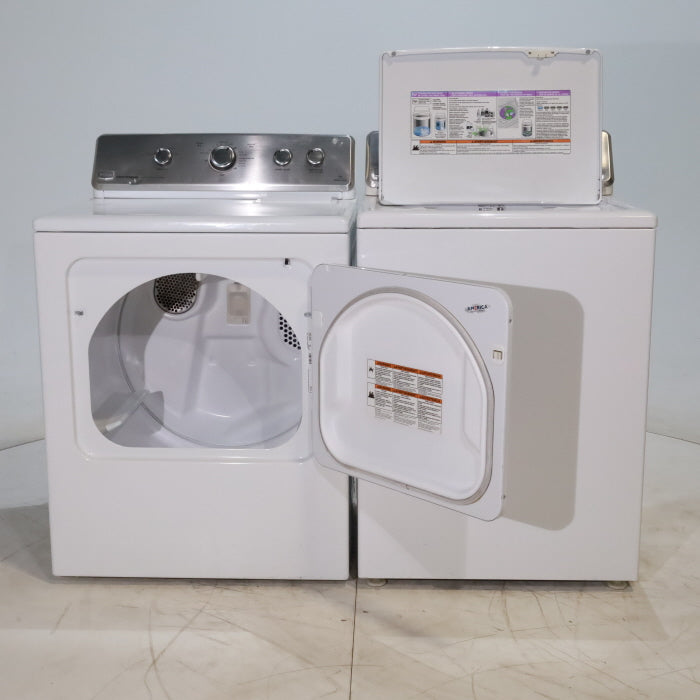 *Manager Special* Maytag ENERGY STAR 3.8 cu ft Top-Load Washing Machine with Self-Clean Feature and 7.0 cu. ft. Electric Dryer with IntelliDry Sensor - Certified Refurbished