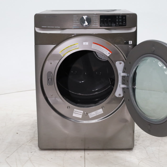 Pictures of Platinum Samsung 7.5 cu. ft. Front Load Electric Dryer with Steam - Scratch & Dent - Minor - Neu Appliance Outlet - Discount Appliance Outlet in Austin, Tx