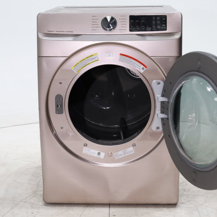 Pictures of Champagne Samsung 7.5 cu. ft. Front Load Electric Dryer with Steam Sanitize+ - Scratch & Dent - Minor - Neu Appliance Outlet - Discount Appliance Outlet in Austin, Tx