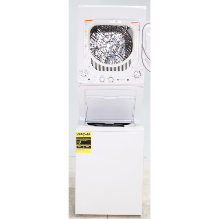 Pictures of 24 in. Wide GE Spacemaker Laundry Center with 2.3 cu. ft. Capacity Top Load Washing Machine and 4.4 cu. ft. Electric Dryer - Certified Refurbished - Neu Appliance Outlet - Discount Appliance Outlet in Austin, Tx