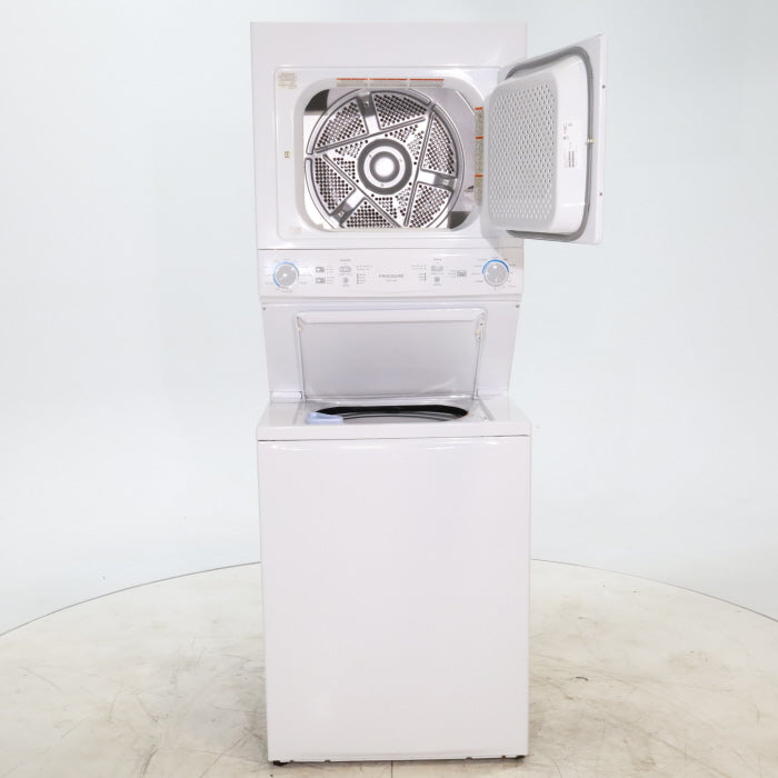 Pictures of Frigidaire Stacked Laundry Center with 3.9 cu ft Capacity Washer and 5.6 cu ft Electric Dryer with Maxfill Option- Certified Refurbished - Neu Appliance Outlet - Discount Appliance Outlet in Austin, Tx