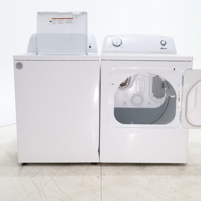 Pictures of Amana 3.5 cu. ft. Top-Load Washer with Deep Water Wash Option and 6.5 cu. ft. Electric Dryer with Automatic Cycles - Certified Refurbished - Neu Appliance Outlet - Discount Appliance Outlet in Austin, Tx