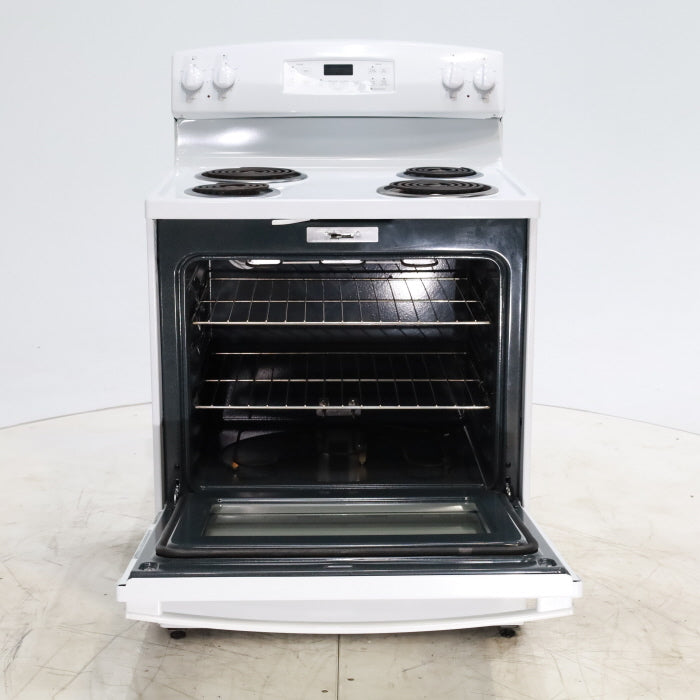 Pictures of White GE 5.3 cu. ft. Freestanding 4 Element Electric Range with Dual Element Baking and Self-Cleaning Oven- Certified Refurbished - Neu Appliance Outlet - Discount Appliance Outlet in Austin, Tx
