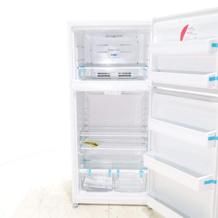 Pictures of White Frigidaire 18.3 cu. ft. Top Freezer Refrigerator with Garage-Ready Design - Scratch & Dent - Moderate - Neu Appliance Outlet - Discount Appliance Outlet in Austin, Tx