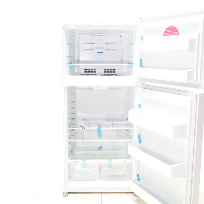 Pictures of 30 in. Width White Frigidaire 18.3 cu. ft. Top Freezer Refrigerator with EvenTemp Cooling System - Scratch & Dent - Minor - Neu Appliance Outlet - Discount Appliance Outlet in Austin, Tx