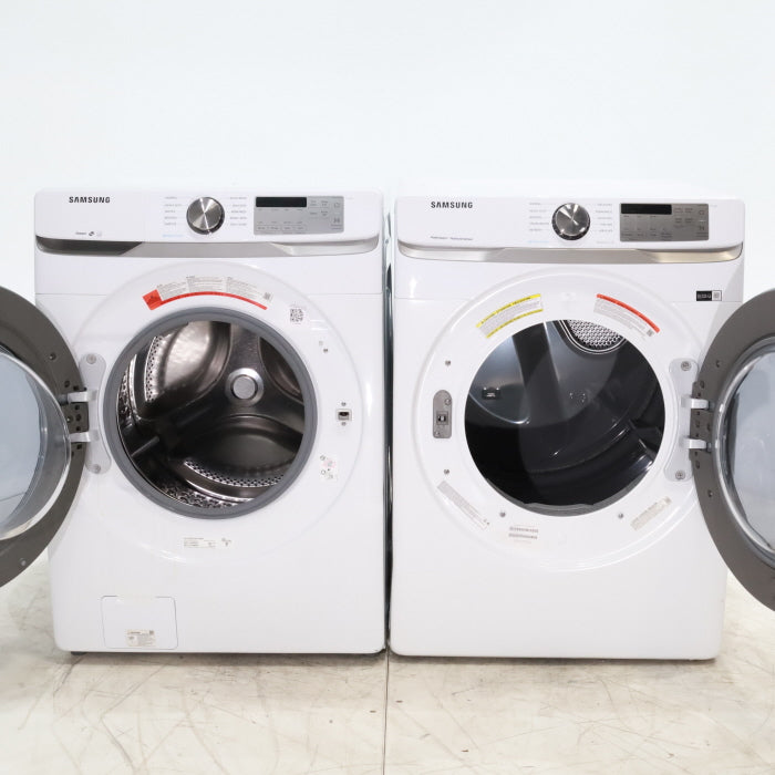 Pictures of ENERGY STAR Samsung 4.5 cu. ft. Front Load Washing Machine with Steam and Samsung Wifi 7.5 cu. ft. Front Load Gas Dryer with Steam - Certified Refurbished - Neu Appliance Outlet - Discount Appliance Outlet in Austin, Tx