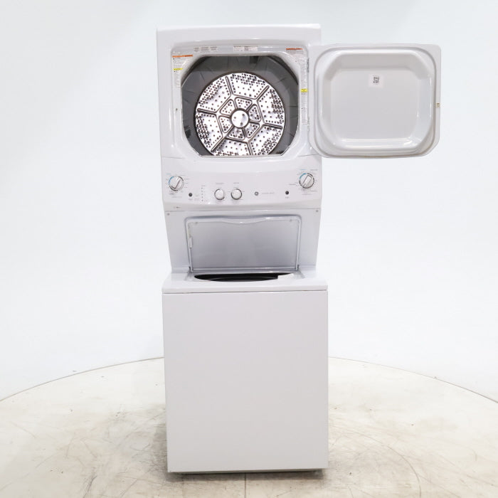 Pictures of 27" Wide GE 3.8 cu. ft. Laundry Center Washer and 5.9 cu. ft. Electric Dryer with Electro-Mechanical Rotary Dial Controls - Certified Refurbished - Neu Appliance Outlet - Discount Appliance Outlet in Austin, Tx