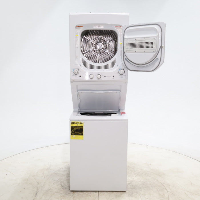 Pictures of 24 in. Wide GE Spacemaker Laundry Center with 2.3 cu. ft. Capacity Top Load Washing Machine and 4.4 cu. ft. Electric Dryer - Certified Refurbished - Neu Appliance Outlet - Discount Appliance Outlet in Austin, Tx