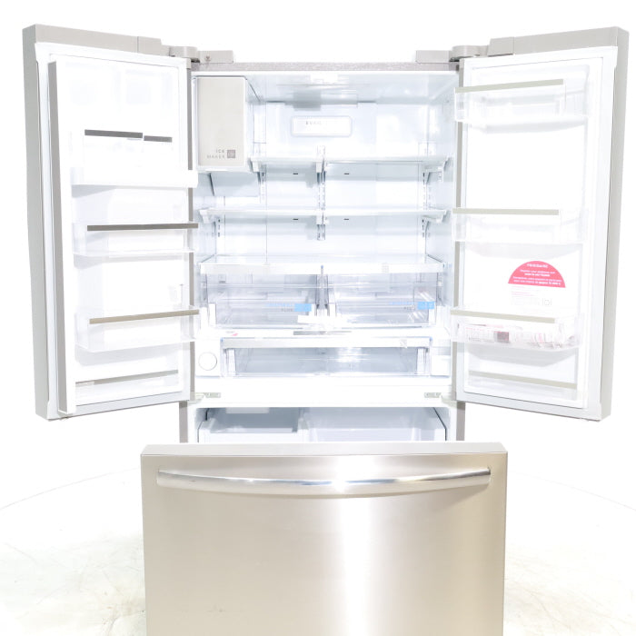 Pictures of Smudge-Proof Stainless Steel ENERGY STAR Frigidaire Gallery 27.8 cu. ft. 3 Door French Door Refrigerator with Dual Ice Maker- Scratch & Dent - Minor - Neu Appliance Outlet - Discount Appliance Outlet in Austin, Tx