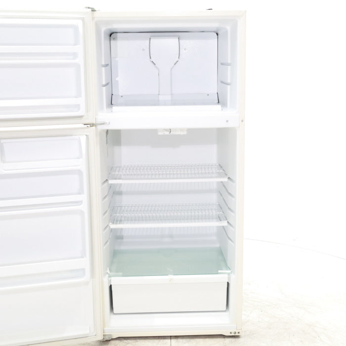 Pictures of 28" Wide Biscuit (Off White) 14.4 cu ft Whirlpool Top and Bottom Refrigerator with Up-Front Temperature Control Knobs - Certified Refurbished - Neu Appliance Outlet - Discount Appliance Outlet in Austin, Tx