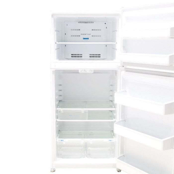 Pictures of 30 in. Width White Frigidaire 18.3 cu. ft. Top Freezer Refrigerator with EvenTemp Cooling System - Certified Refurbished - Neu Appliance Outlet - Discount Appliance Outlet in Austin, Tx