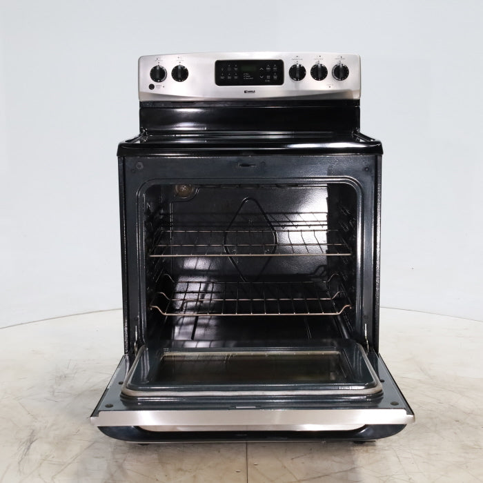 Pictures of Stainless Steel Kenmore 4.9 cu. ft. 4 Heating Element Freestanding Electric Range with Smooth Cooktop - Certified Refurbished - Neu Appliance Outlet - Discount Appliance Outlet in Austin, Tx