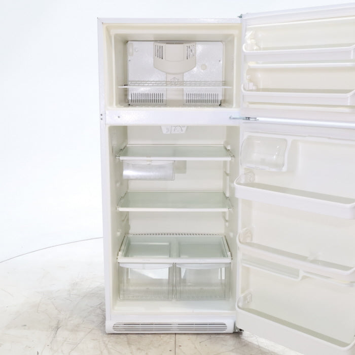 Pictures of 30" Wide Frigidaire White 18.3 Cu Ft Top Freezer Refrigerator with Adjustable Shelving - Certified Refurbished - Neu Appliance Outlet - Discount Appliance Outlet in Austin, Tx