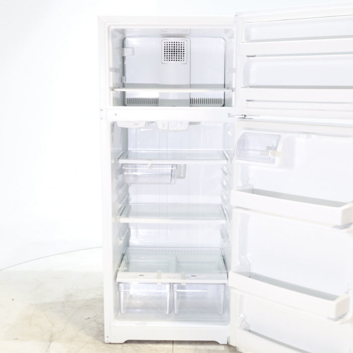 Pictures of 28" Wide GE 17.5 Cu. Ft. Top-Freezer Refrigerator with Adjustable Shelving- Certified Refurbished - Neu Appliance Outlet - Discount Appliance Outlet in Austin, Tx