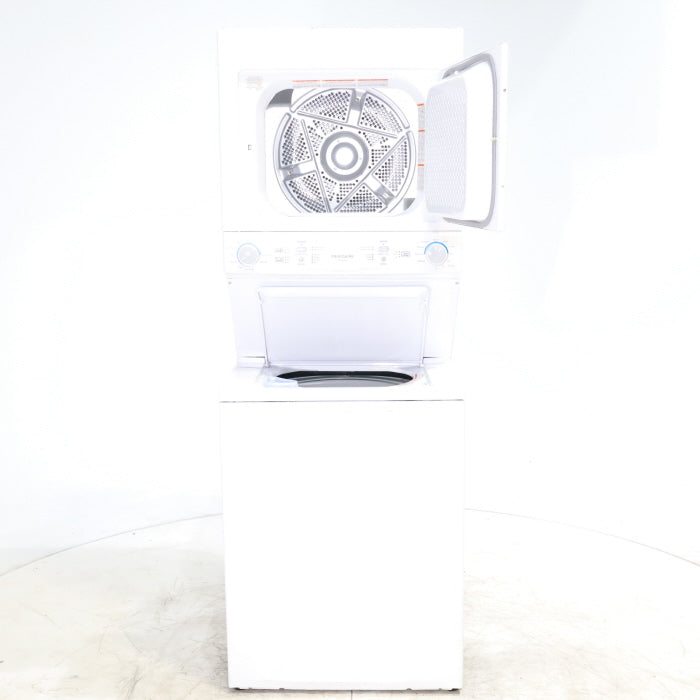 Pictures of Frigidaire Stacked Laundry Center with 3.9 cu ft Capacity Washer and 5.6 cu ft Electric Dryer with Maxfill Option- Scratch & Dent - Moderate - Neu Appliance Outlet - Discount Appliance Outlet in Austin, Tx