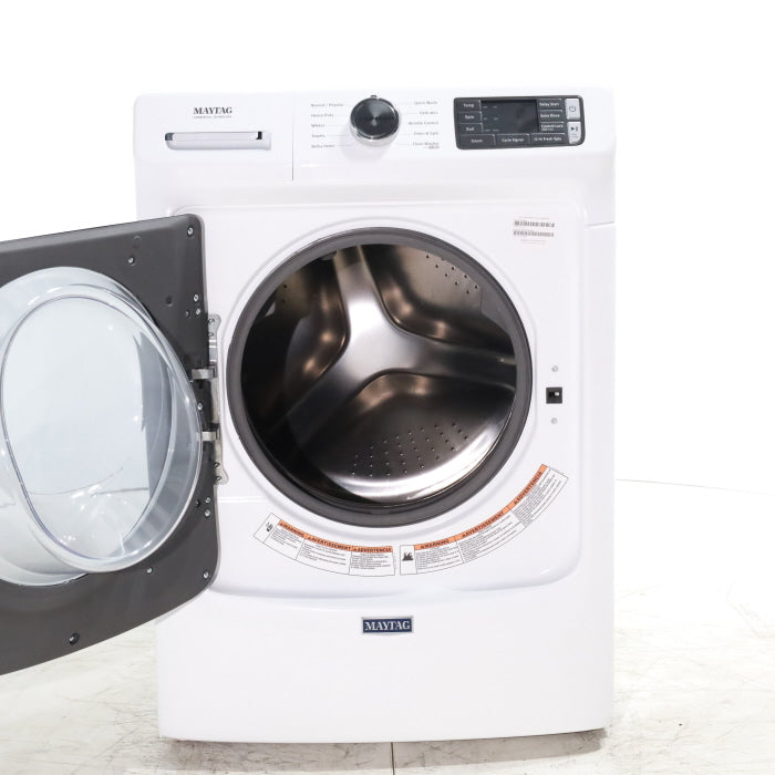 Pictures of Maytag 4.5 cu. ft. White Stackable Front Load ENERGY STAR Washing Machine with 12-Hour Fresh Spin - Scratch & Dent - Minor - Neu Appliance Outlet - Discount Appliance Outlet in Austin, Tx