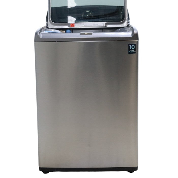 Pictures of Stainless Platinum Samsung 27 Inch Top Loa Washing Machine with PureCycle Self Clean and 15 Wash Cycles - Certified Refurbished - Neu Appliance Outlet - Discount Appliance Outlet in Austin, Tx