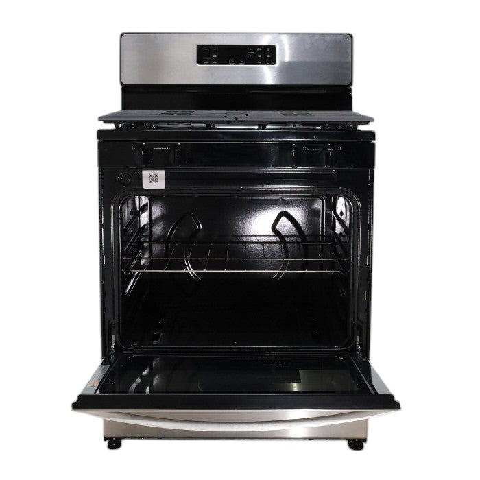 Pictures of Whirlpool Stainless 5.1 Cu. Ft. Freestanding Gas Range with Broiler Drawer and Two Speed Heat Burners - Scratch & Dent - Minor - Neu Appliance Outlet - Discount Appliance Outlet in Austin, Tx