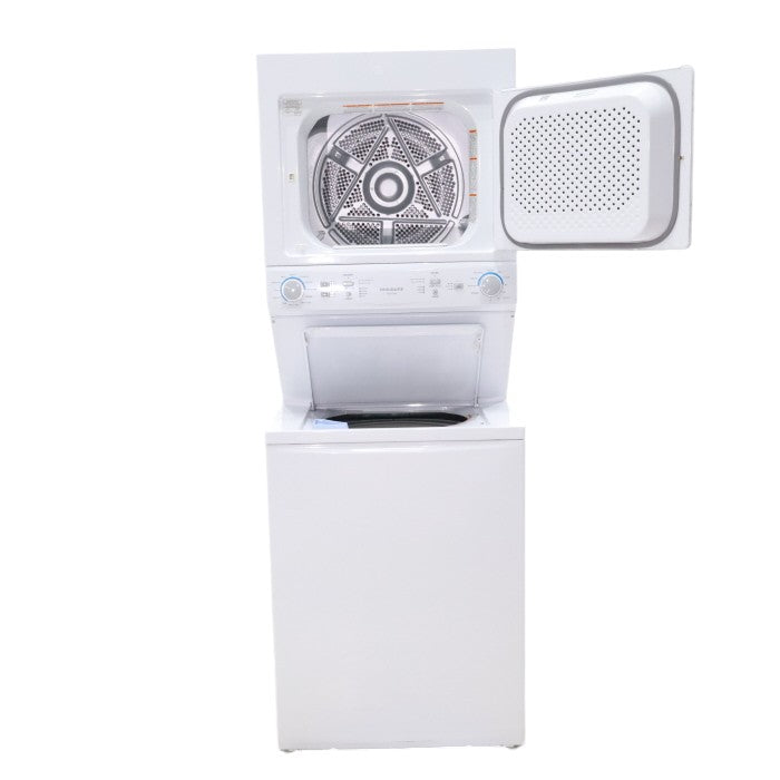 Pictures of Frigidaire Stacked Laundry Center with 3.9 cu ft Capacity Washer and 5.6 cu ft Electric Dryer with Maxfill Option- Scratch & Dent - Moderate - Neu Appliance Outlet - Discount Appliance Outlet in Austin, Tx