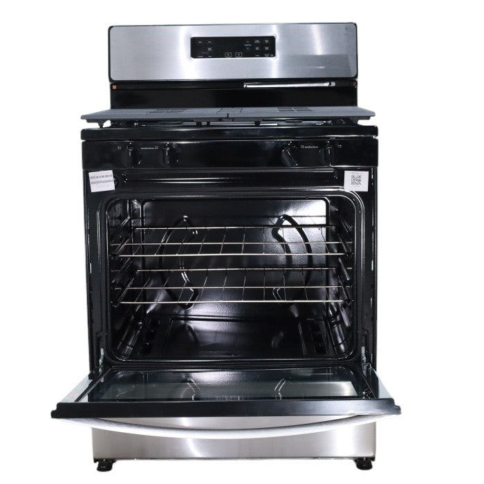 Pictures of Whirlpool Stainless 5.1 Cu. Ft. Freestanding Gas Range with Broiler Drawer and Two Speed Heat Burners - Scratch & Dent - Minor - Neu Appliance Outlet - Discount Appliance Outlet in Austin, Tx