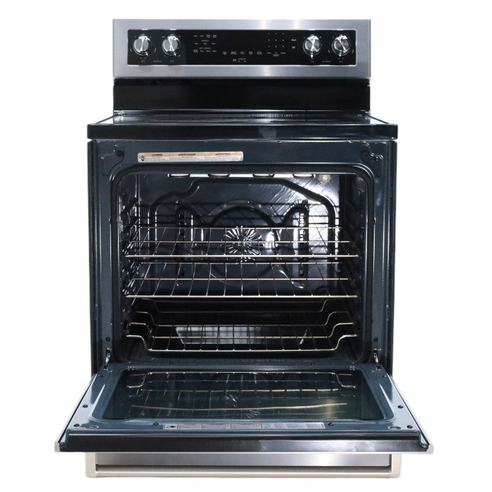 Pictures of KitchenAid 30-Inch 5 Element 6.4 Cu Ft. Capacity Electric Convection Range with PrintShield™ Finish and Even-Heat™ True Convection - Scratch & Dent - Minor - Neu Appliance Outlet - Discount Appliance Outlet in Austin, Tx