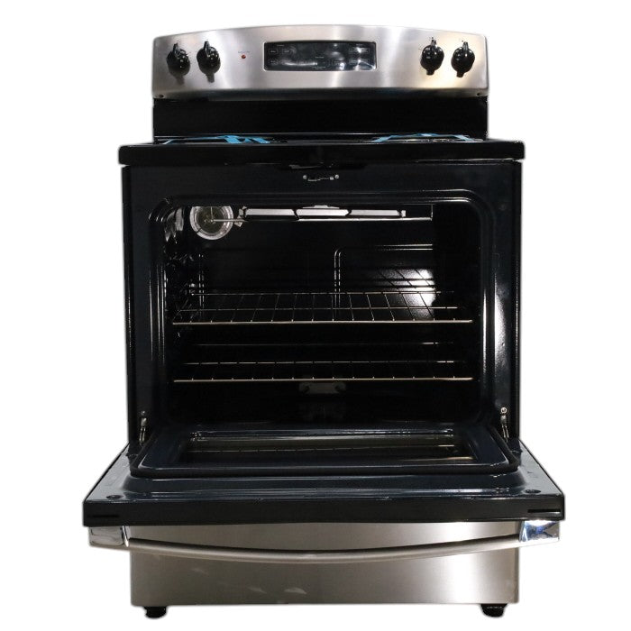 Pictures of Stainless Steel GE® 30" Free-Standing Self-Clean Electric Range with 4 Cooktop Elements - Scratch & Dent - Minor - Neu Appliance Outlet - Discount Appliance Outlet in Austin, Tx
