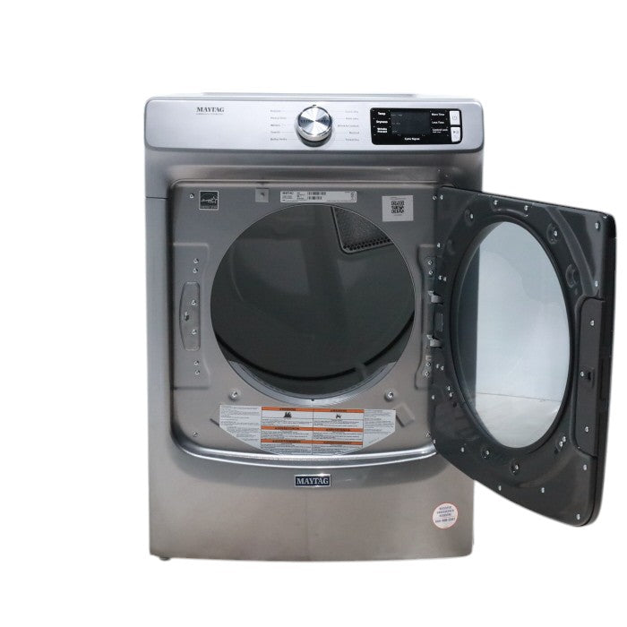 Pictures of Maytag Metallic Slate 7.3-cu ft Stackable Vented ENERGY STAR Electric Dryer with Extra Power Button - Open Box - Neu Appliance Outlet - Discount Appliance Outlet in Austin, Tx