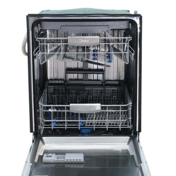 Pictures of Anti-Fingerprint Stainless Steel ENERGY STAR Midea 24 in. Top Control Dishwasher with 3rd Rack - Open Box - Neu Appliance Outlet - Discount Appliance Outlet in Austin, Tx