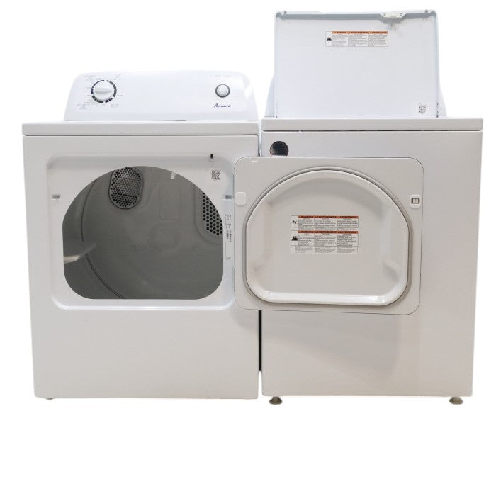 Pictures of Amana 3.8 cu. ft. Top Load Washing Machine with Deep Water Wash Option and Amana 6.5 cu. ft. Electric Dryer with Automatic Cycles - Scratch & Dent - Minor - Neu Appliance Outlet - Discount Appliance Outlet in Austin, Tx