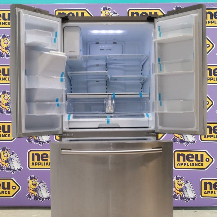 Pictures of Samsung Stainless Steel 36' Wide French Door 24.6 cu ft Refrigerator with Cool Select Pantry and Twin Cooling Plus - Certified Refurbished - Neu Appliance Outlet - Discount Appliance Outlet in Austin, Tx