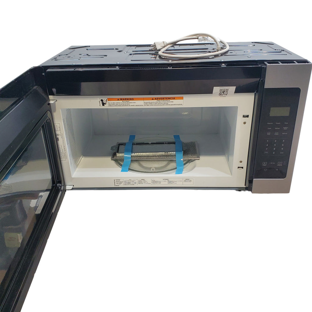 Pictures of Fingerprint Resistant Stainless Steel Whirlpool 1.7 cu. ft. Over the Range Microwave Dishwasher Safe Turntable Plate - Open Box - Neu Appliance Outlet - Discount Appliance Outlet in Austin, Tx