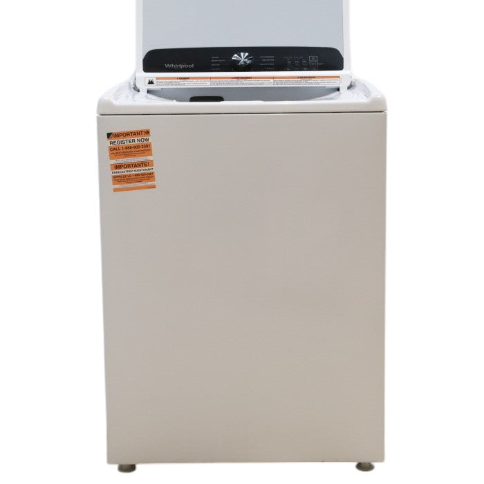 Pictures of White Whirlpool 4.7 - 4.8 cu ft Capacity Top-Load Washer with 2 in 1 Removable Agitator - Open Box - Neu Appliance Outlet - Discount Appliance Outlet in Austin, Tx