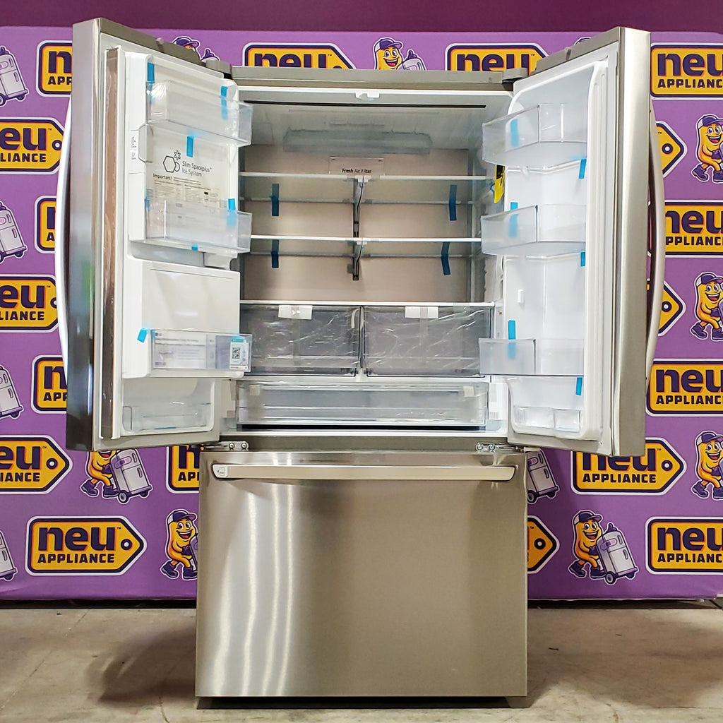 LG 31 cu. ft. Smart Standard-Depth MAX™ French Door Refrigerator with Dual Ice 3SD919 - LRFXS3106S - Scratch & Dent (Minor)