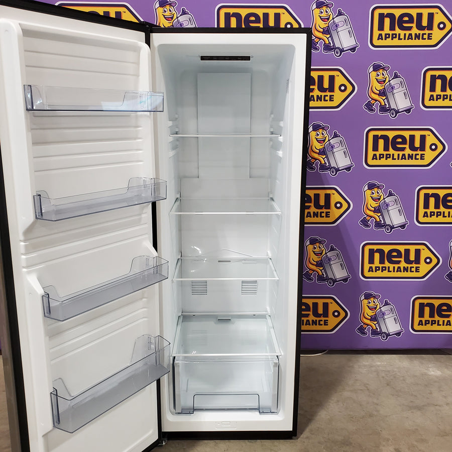 Vissani 24 in. 11 cu. ft. Convertible Auto Defrost Garage Ready Upright Freezer/Refrigerator in Stainless Steel, Energy Star SA671 - VSF11US2A16 - Scratch & Dent (Major)