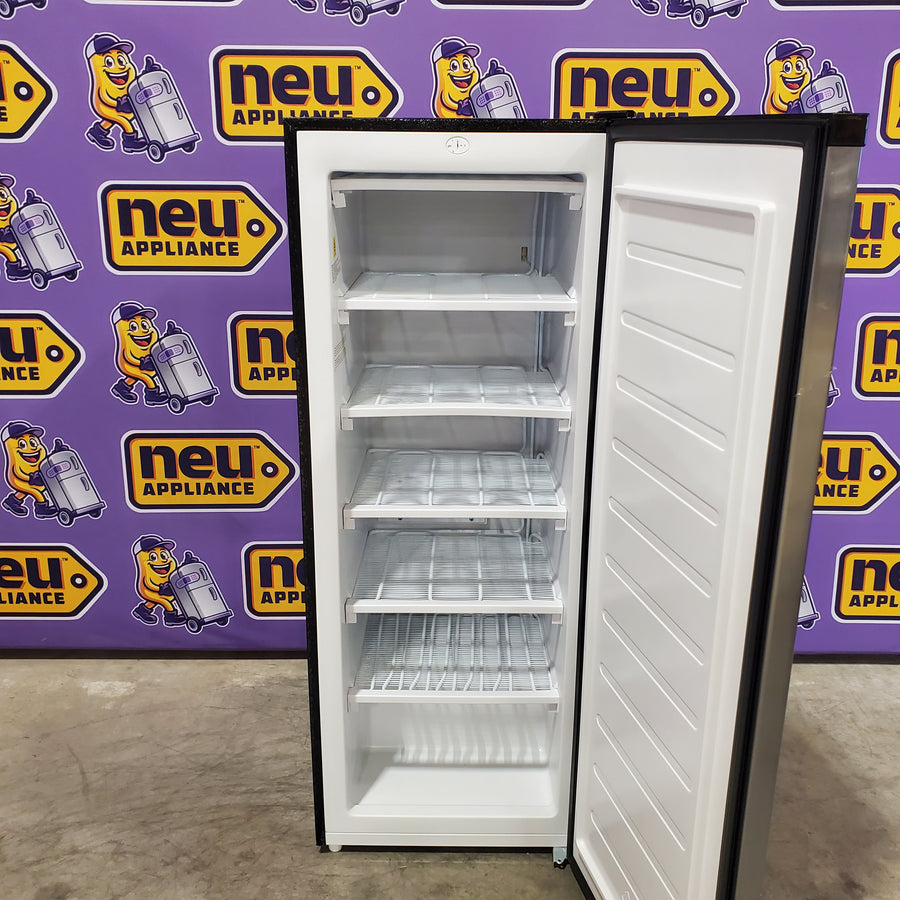 Frigidaire 6.5-cu ft Garage Ready Upright Freezer in Stainless Steel EFRF698 - Scratch & Dent (Moderate)