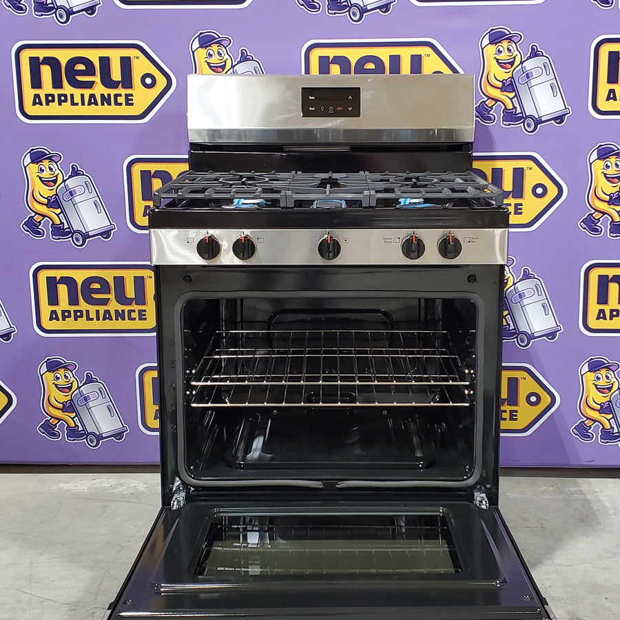 Frigidaire 5 Burner Gas Range with Even Baking Technology in Stainless Steel 20SD062 - FCRG3052BS - Scratch & Dent (Minor)