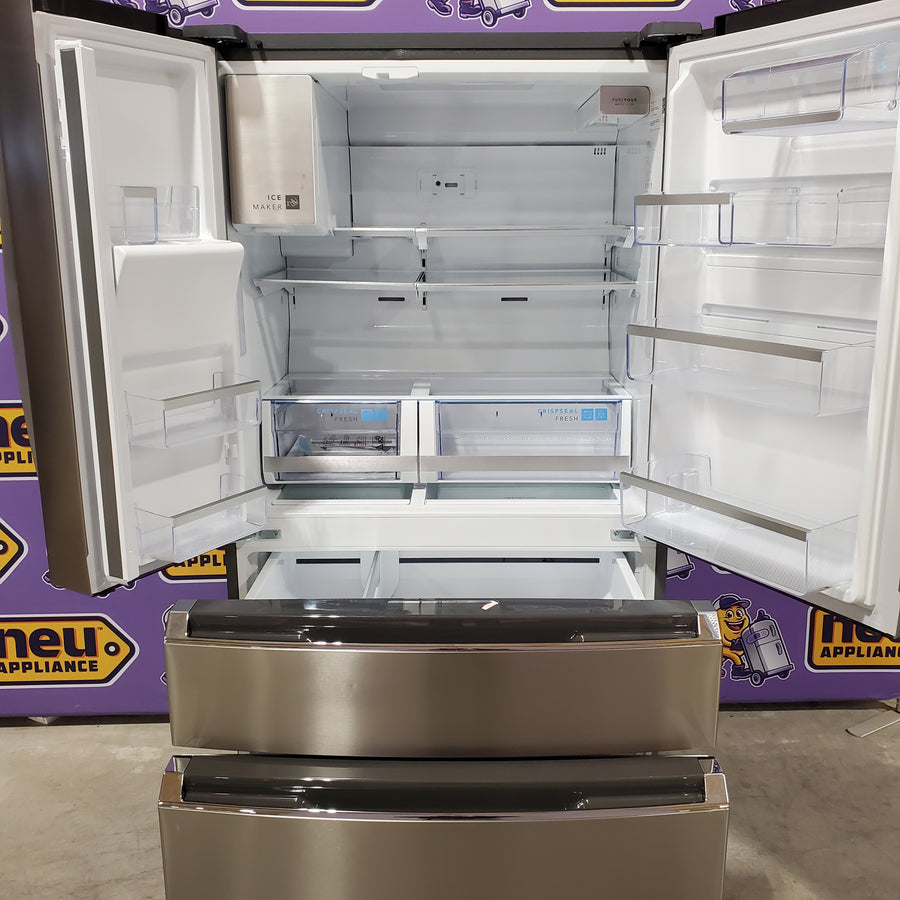 Frigidaire Gallery 22 Cu. Ft. 4-Door Counter-depth French Door Refrigerator with Ice Maker (Fingerprint Resistant Stainless Steel) ENERGY STAR 20232SD618 - GRMC2273CF - Scratch & Dent (Major)