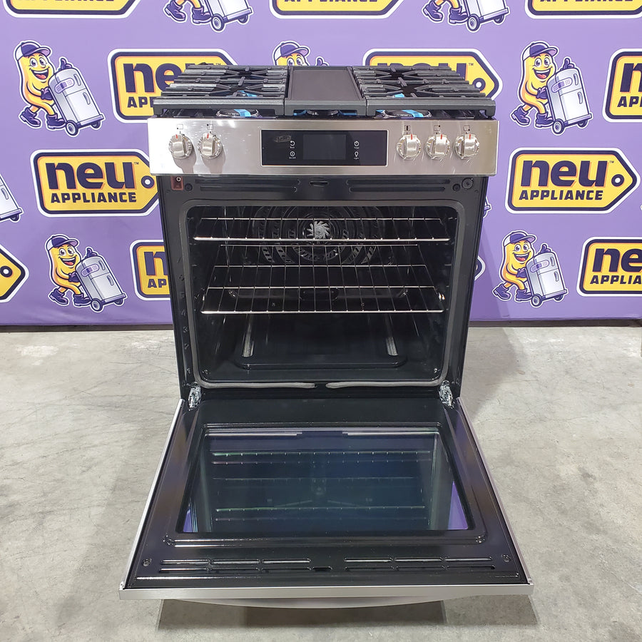 Frigidaire Gallery 6 cu. ft. 5 Burner Slide-In Gas Range with Total Convection and Air Fry in Smudge Proof Stainless Steel 20531SD510 - GCFG3060BF - Scratch & Dent (Minor)