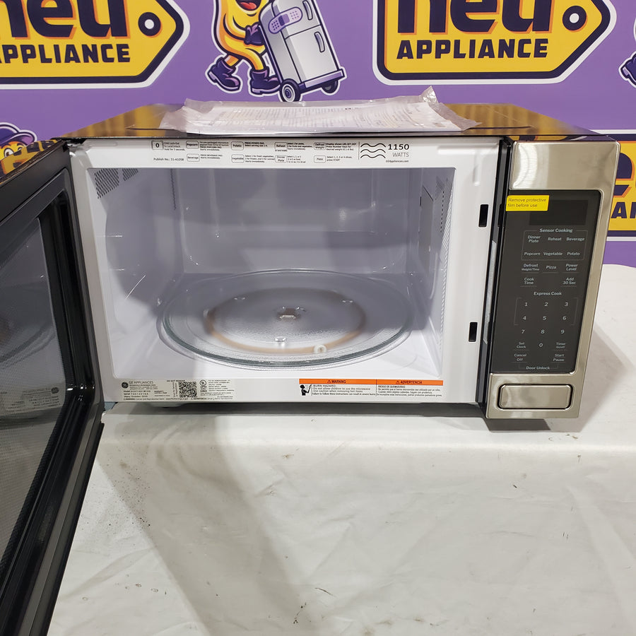 GE® 1.6 Cu. Ft. Countertop Microwave Oven in Stainless Steel GCST16S1WSS - Open Box